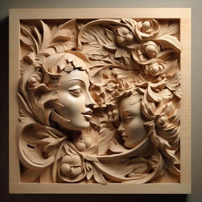 نموذج ثلاثي الأبعاد لآلة CNC 3D Art 